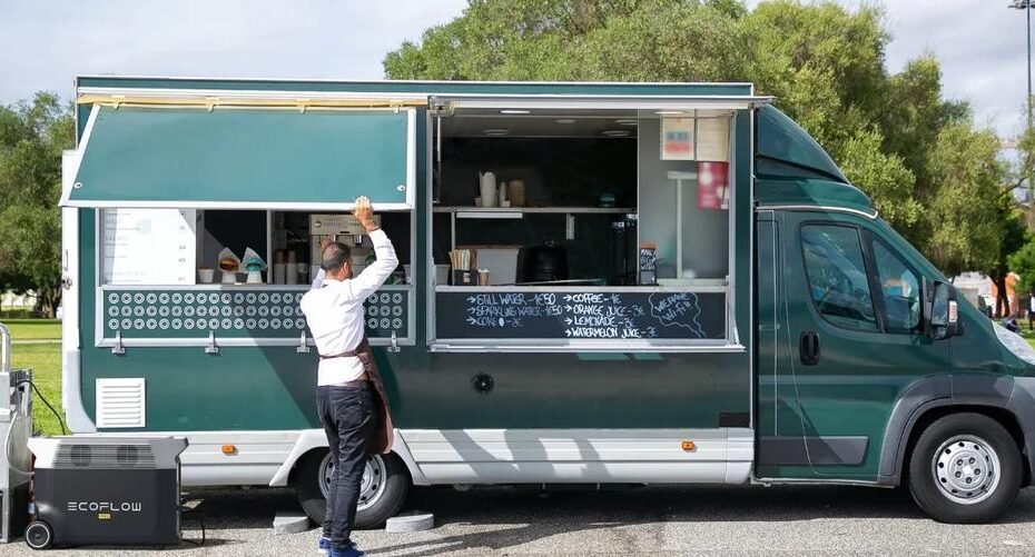 Power station pour food truck
